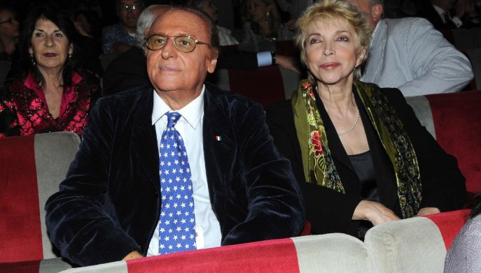 Renzo Arbore e Mariangela Melato