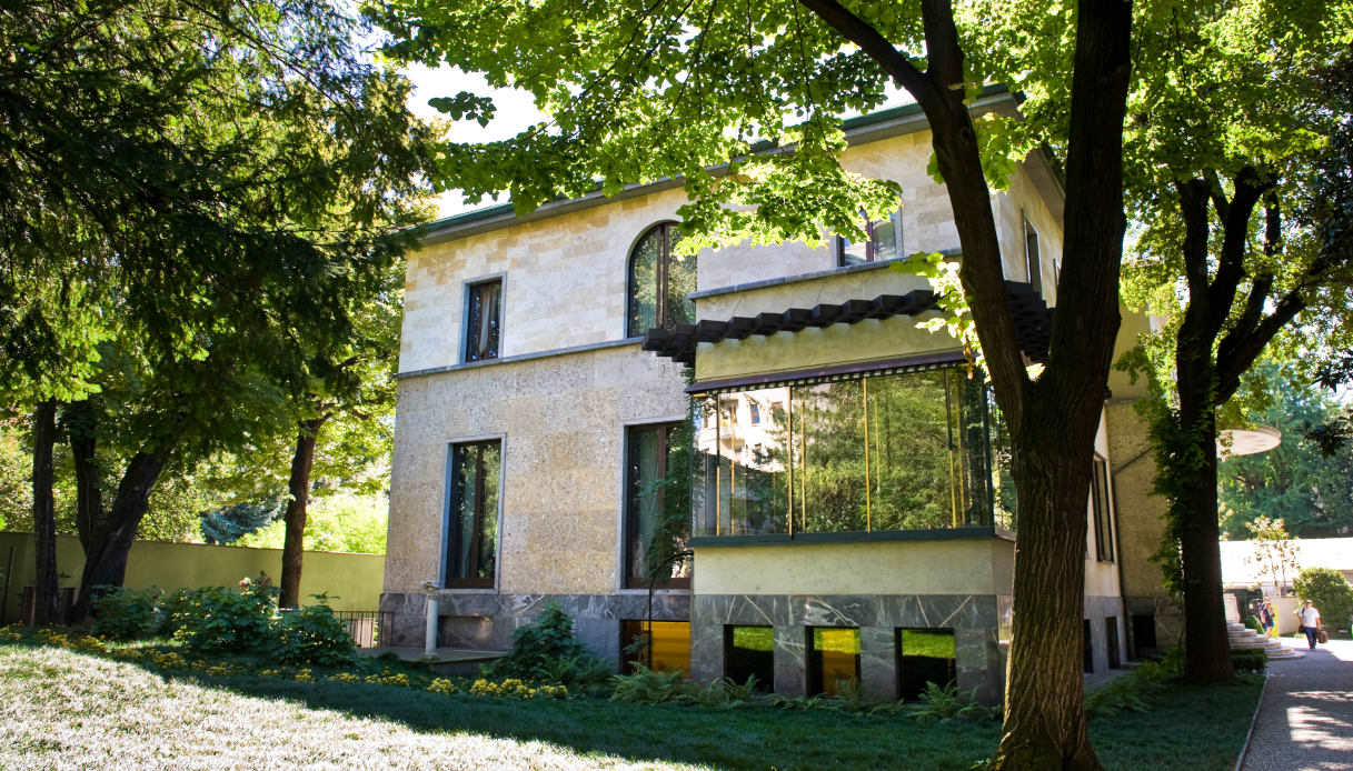 Villa Necchi Campiglio vista dall'esterno