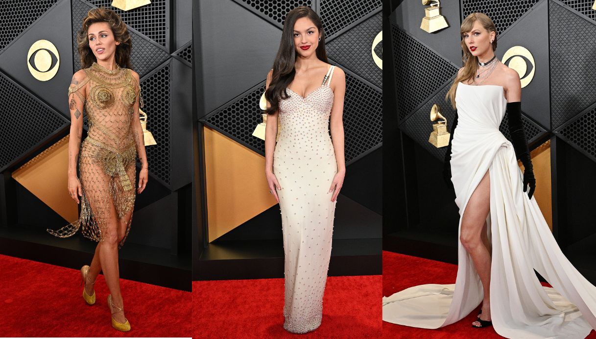 Le pagelle al red carpet dei Grammy Awards 2024: Taylor Swift maestosa (10), Miley Cyrus amazzone (7)
