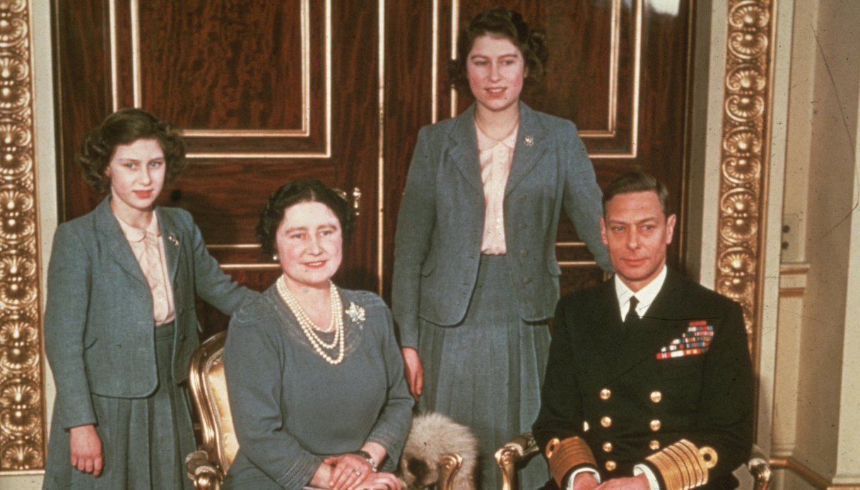 La famiglia reale britannica nel 1942