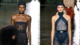 Paris Fashion Week 2024, abiti trasparenti di Sant Laurent: “Niente è più bello di un corpo nudo”