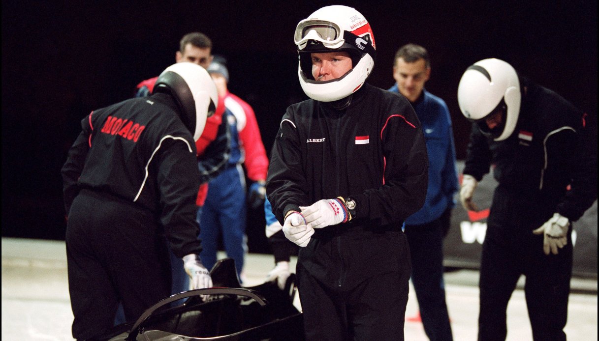 Alberto di Monaco alle Olimpiadi invernali del 2001