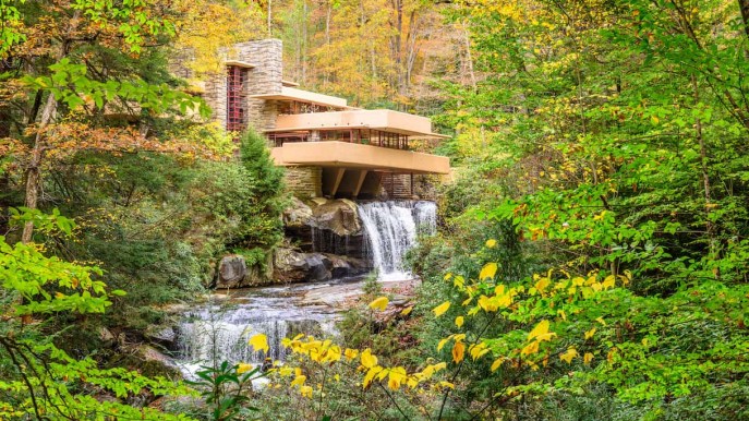 Casa sulla cascata, i segreti della creazione di Frank Lloyd Wright