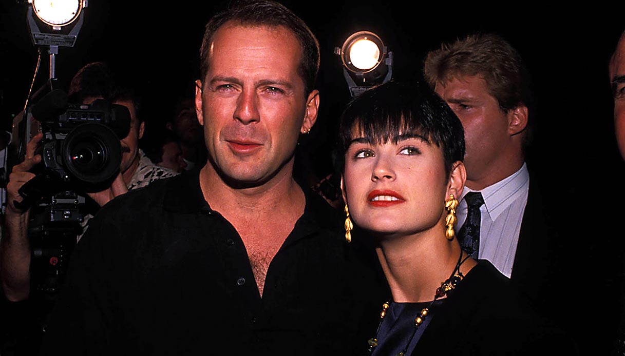 Demi Moore e Bruce Willis nel 1989