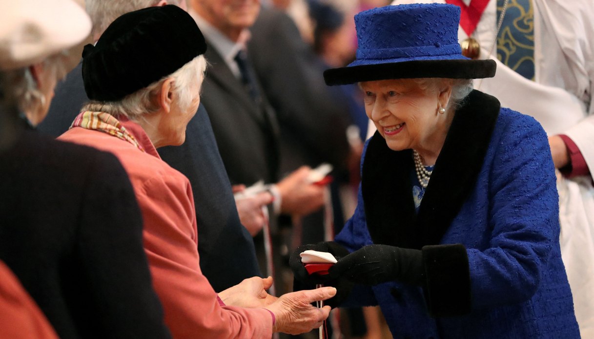 La Regina Elisabetta II al Royal Maundy, nel 2018