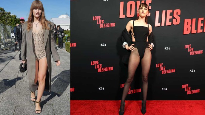 Kristen e Victoria, in body sul red carpet: trend delle “ragazzacce rock”