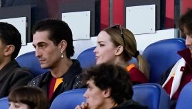 Damiano David e Dove Cameron: insieme all’Olimpico a vedere la Roma