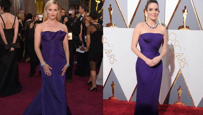 Reese Whiterspoon e Tina Fey agli Oscar 2016