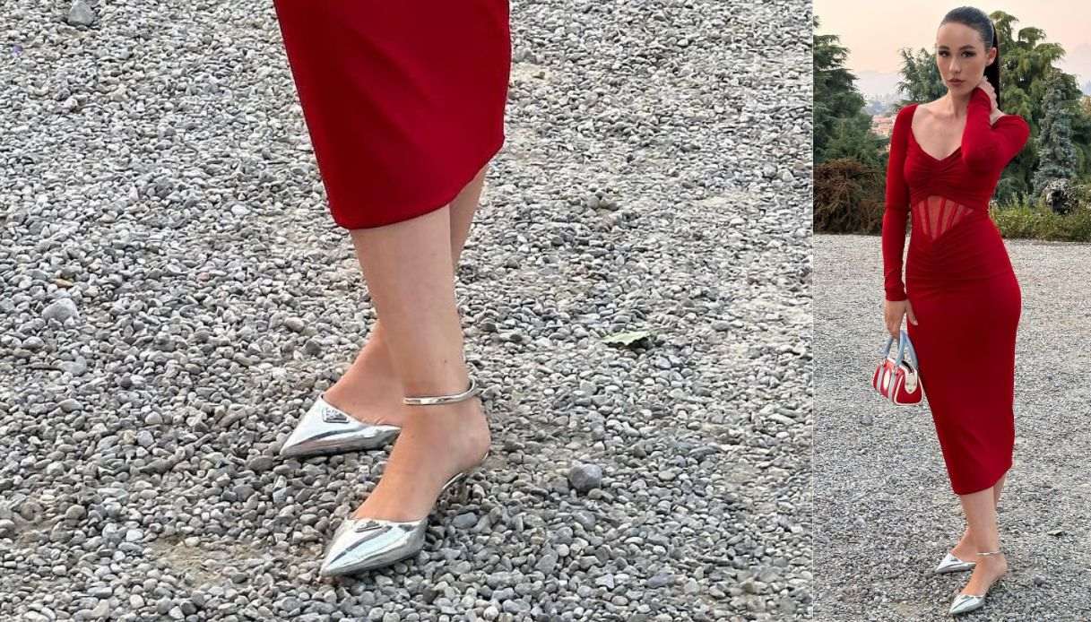 Aurora Ramazzotti, le scarpe basse eleganti