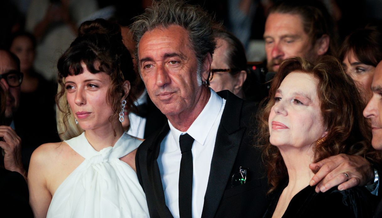Celeste Dalla Porta, Paolo Sorrentino e Stefania Sandrelli a Cannes 2024
