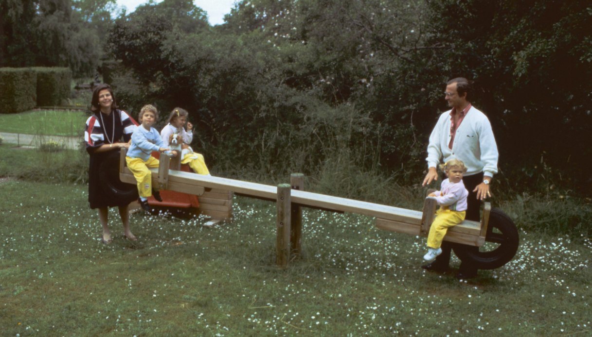 La famiglia reale svedese nel 1984