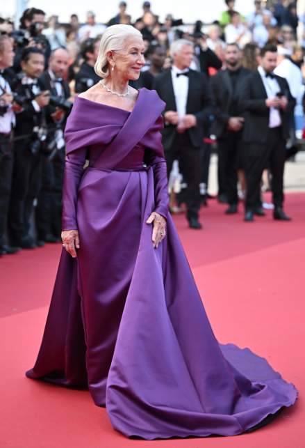 Helen Mirren sul red carpet di Cannes 2024