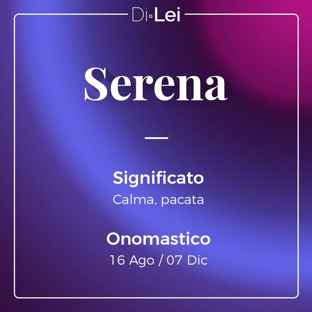 Nome Serena