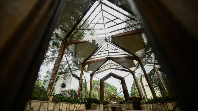 La magnifica chiesa di vetro di Frank Lloyd Wright Jr che sta sparendo