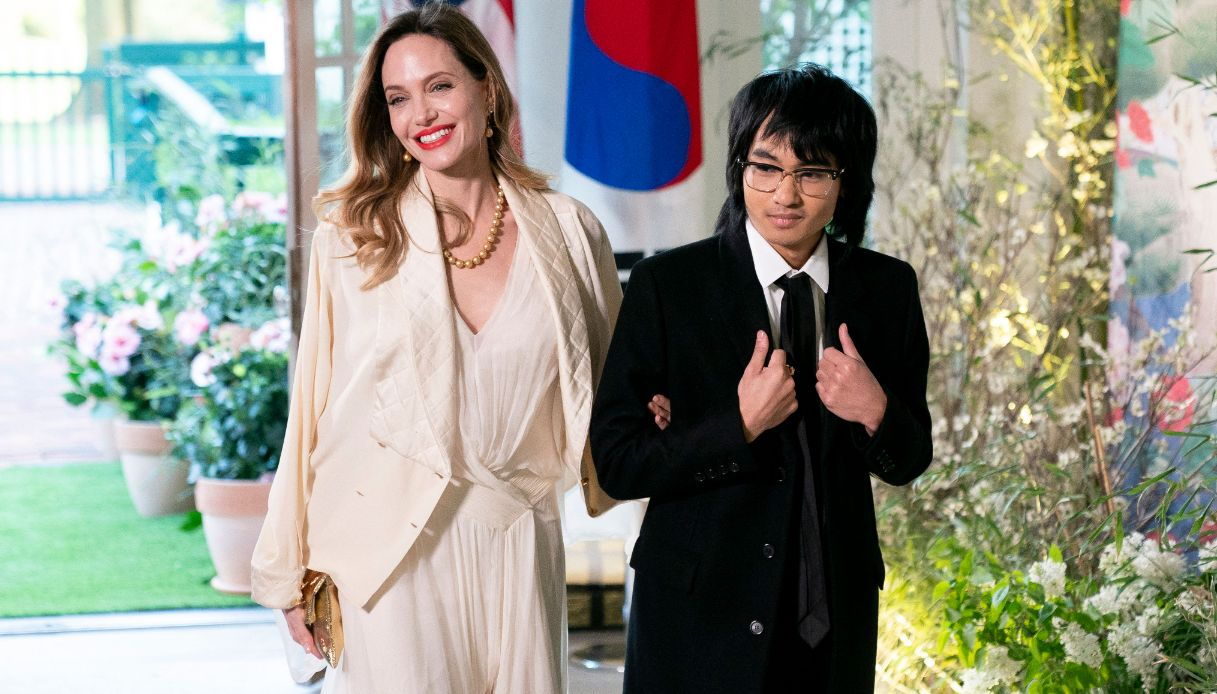 Angelina Jolie e il figlio Maddox