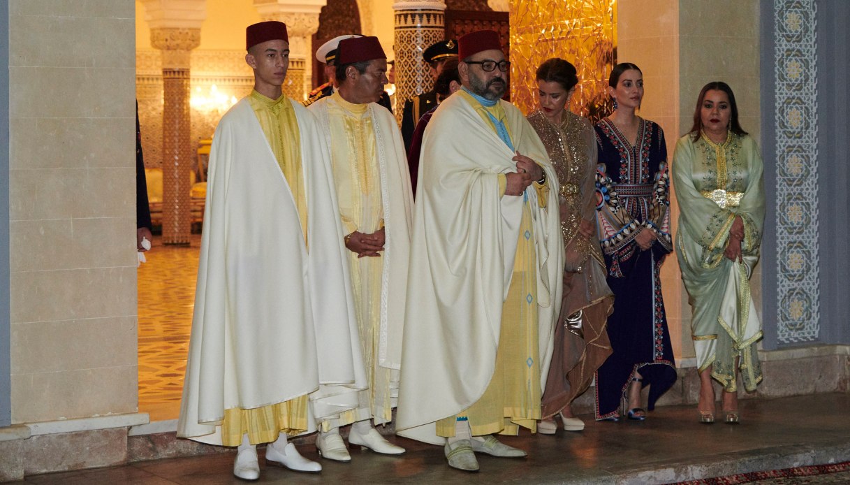 La famiglia reale del Marocco nel 2019