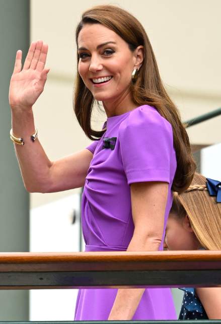 Kate Middleton e Charlotte a Wimbledon