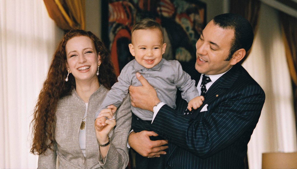 Il Re del Marocco Mohammed VI e sua moglie Lalla Salma festeggiano il primo compleanno del figlio Moulay El-Hassan
