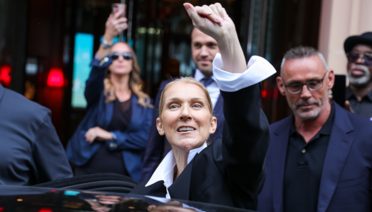 L'arrivo di Céline Dion a Parigi