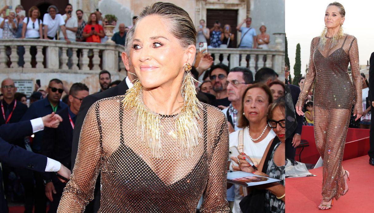 Sharon Stone al Taormina Film Festival