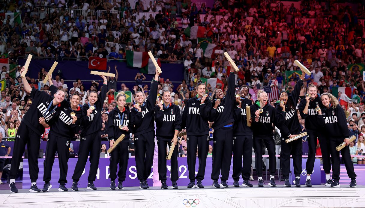 La squadra di pallavolo femminile italiana vince l'oro