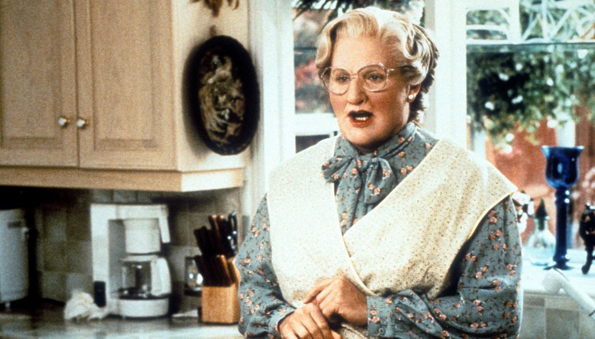 Robin Williams nel film "Mrs. Doubtfire"