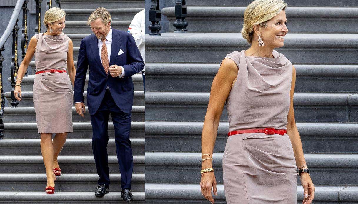Maxima d’Olanda raggiante per le medaglie olimpiche ricicla l’abito (ma sbaglia scarpe)