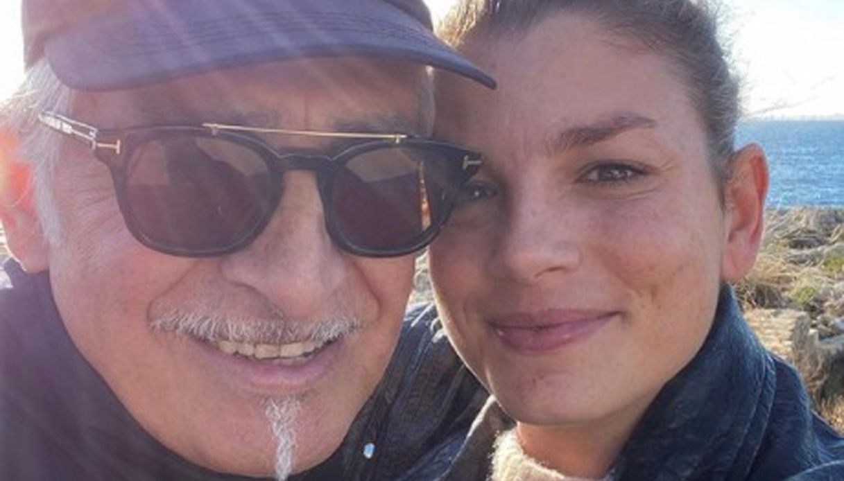 Emma Marrone insieme al padre Rosario