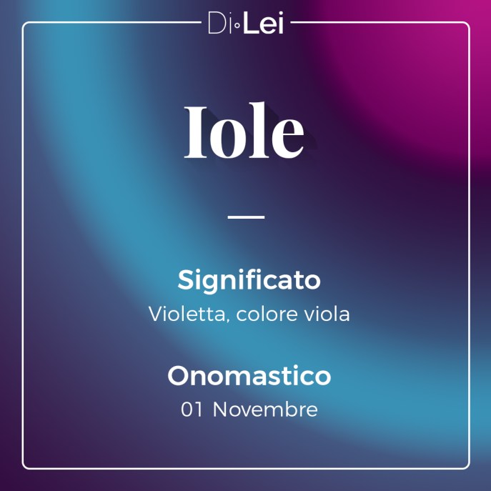 Iole Sign In Iole: significato, origine e curiosità su questo nome