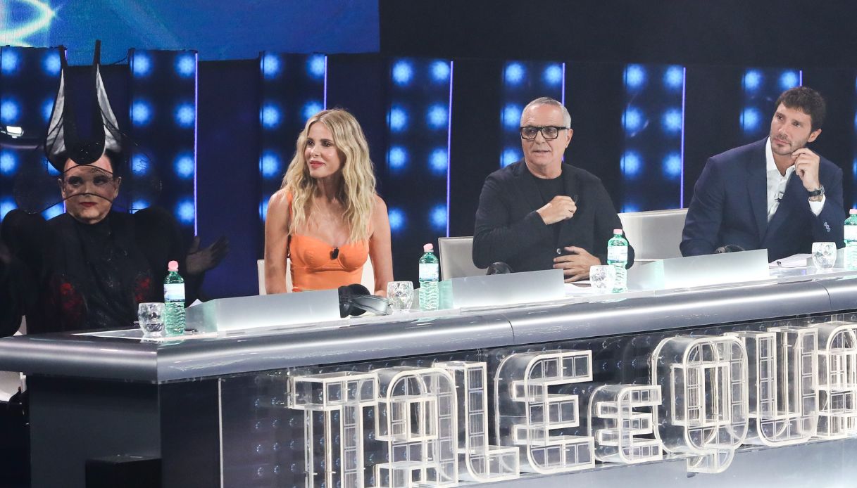 Cristiano Malgioglio, Stefano De Martino, Alessia Marcuzzi e Giorgio Panariello