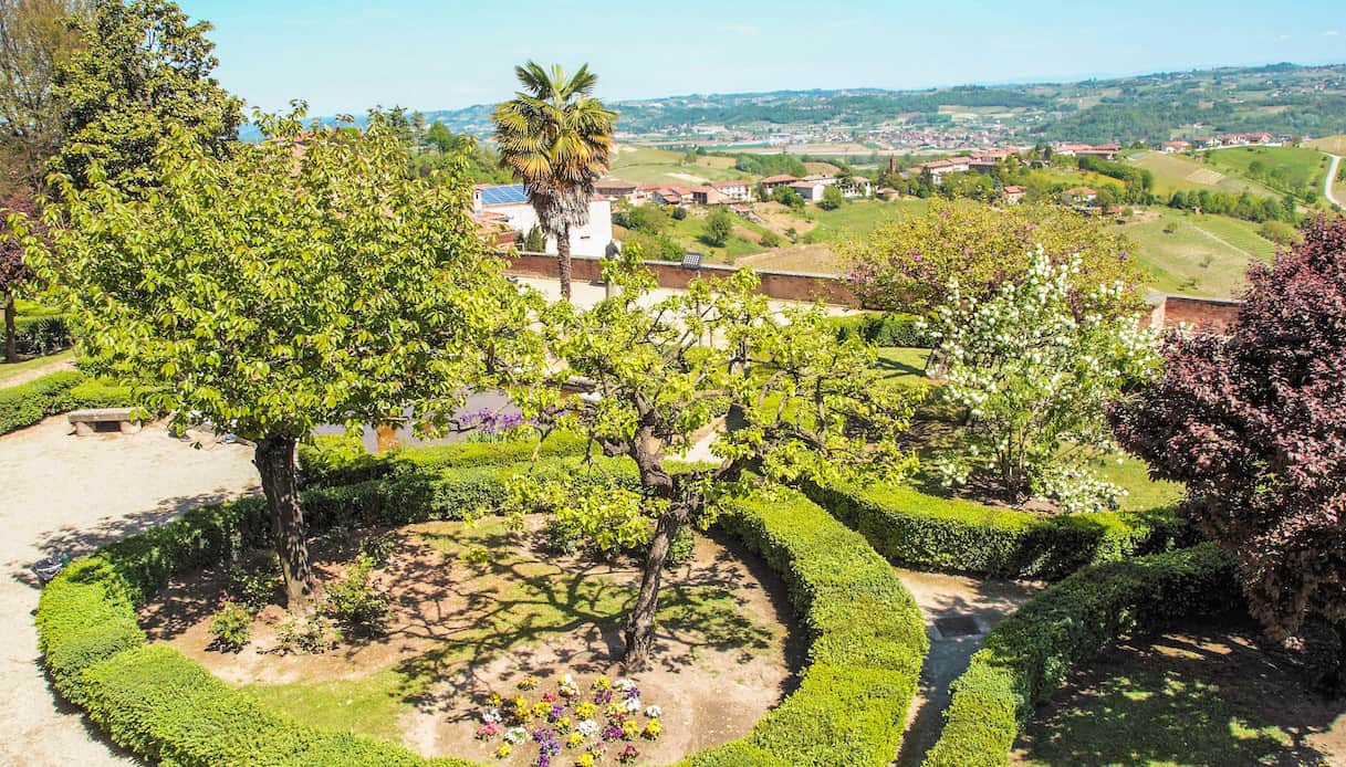 Il parco del castello di Govone, in Piemonte