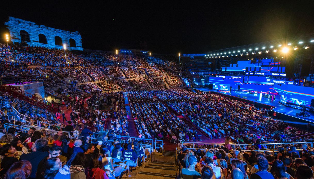 I "Tim Music Awards" all'Arena di Verona