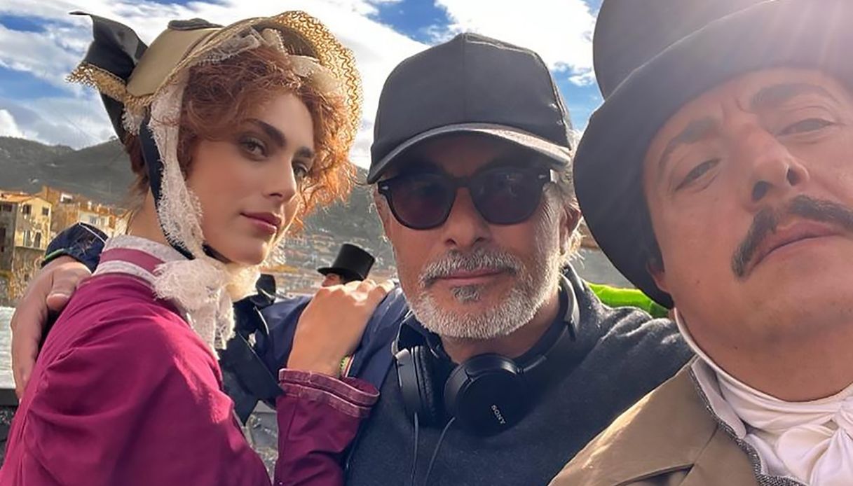 Sul set della serie "I Leoni di Sicilia"