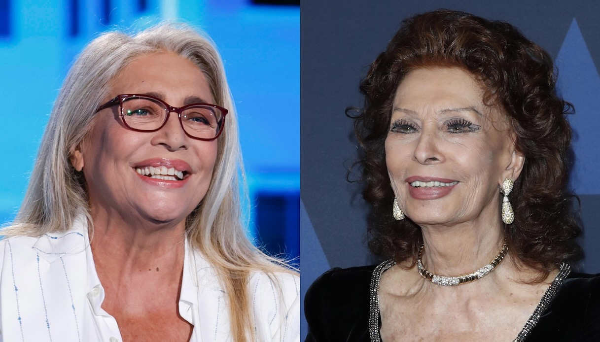 Mara Venier e Sophia Loren, la foto per i 90 anni è iconica