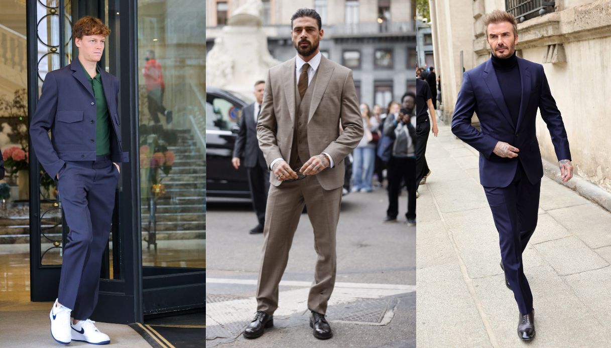 Da Jannik Sinner a Michele Morrone, gli uomini più affascinanti della Milano Fashion Week