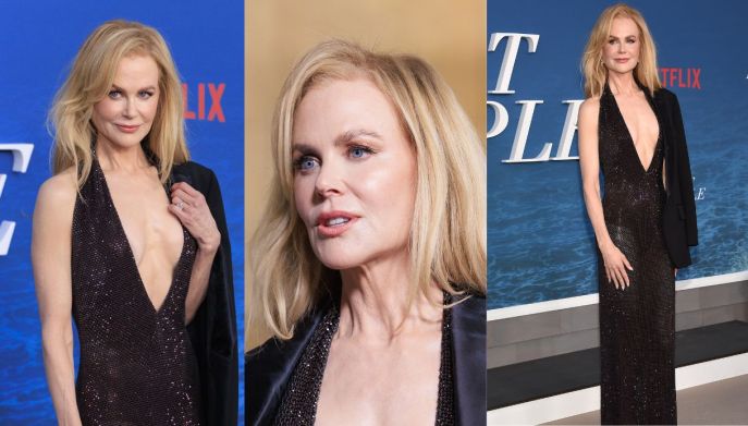 Nicole Kidman, scollatura profondissima e abito da sogno: il look dopo Venezia