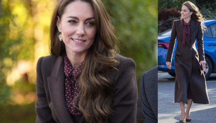 Il cappotto marrone da copiare alla principessa Kate Middleton