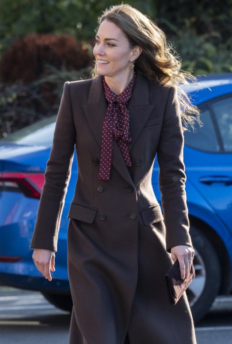 Kate Middleton, il suo cappotto marrone