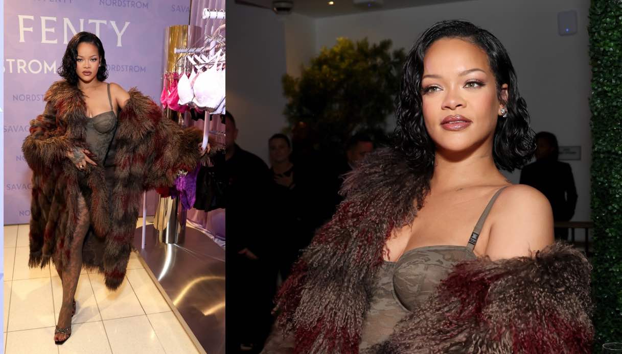 Rihanna al lancio di Savage x Fenty