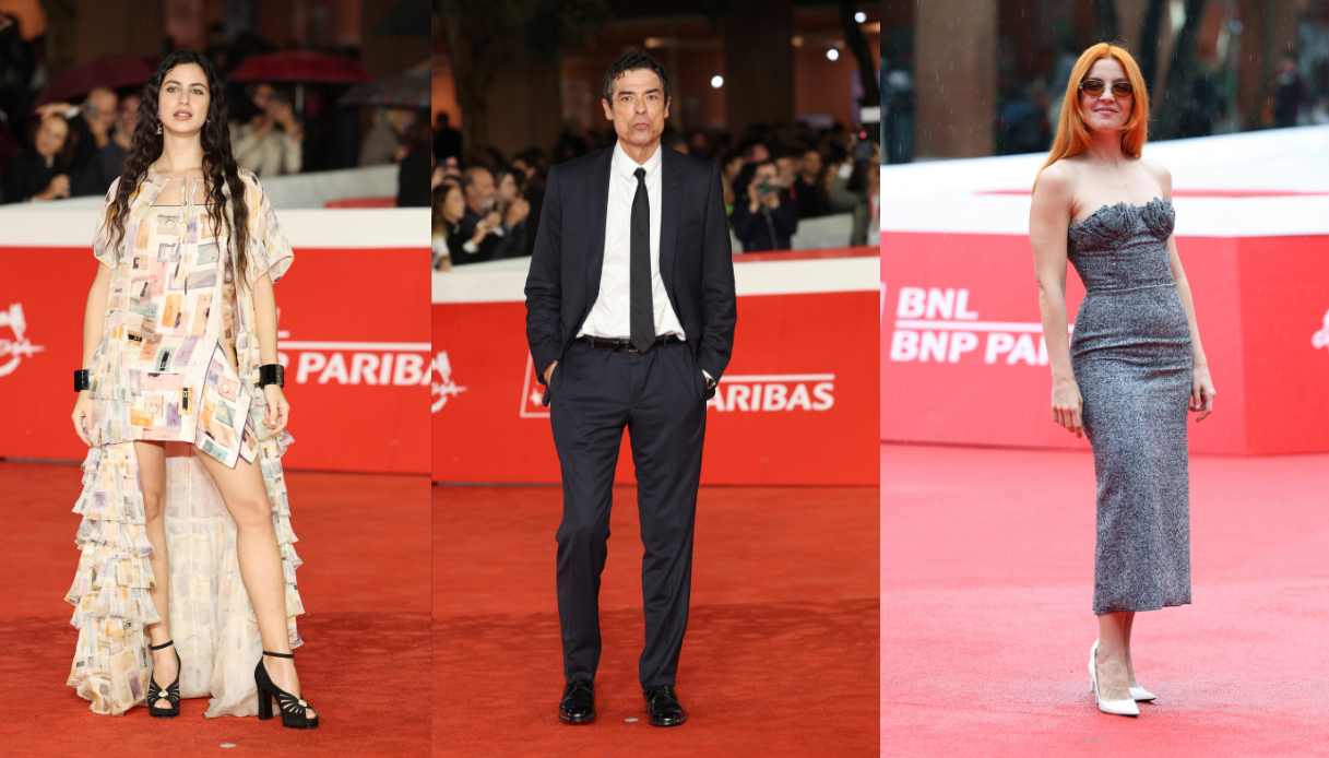 Festa del cinema di Roma, le pagelle dei look dell’ottavo red carpet: Noemi sirenetta (9) Gassmann il più sexy (10)