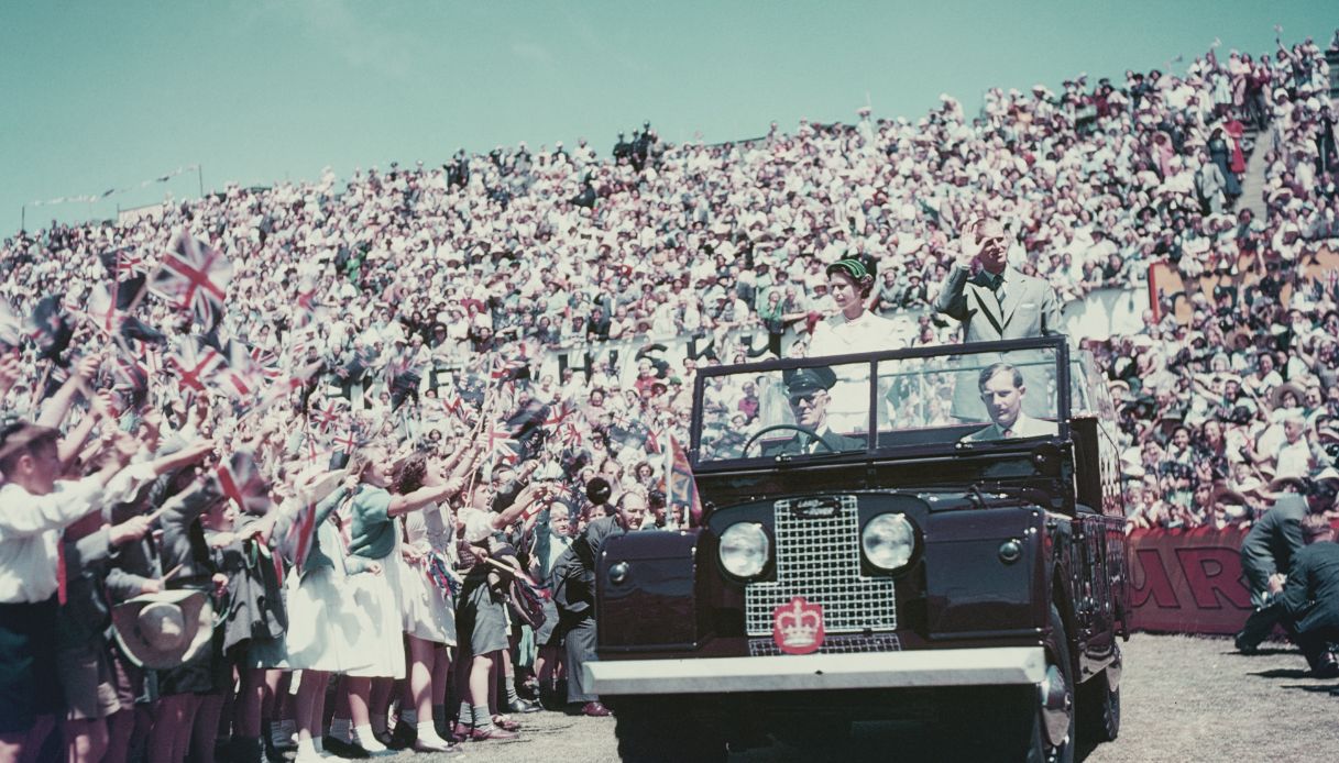 La Regina Elisabetta II e il Principe Filippo in Australia nel 1954