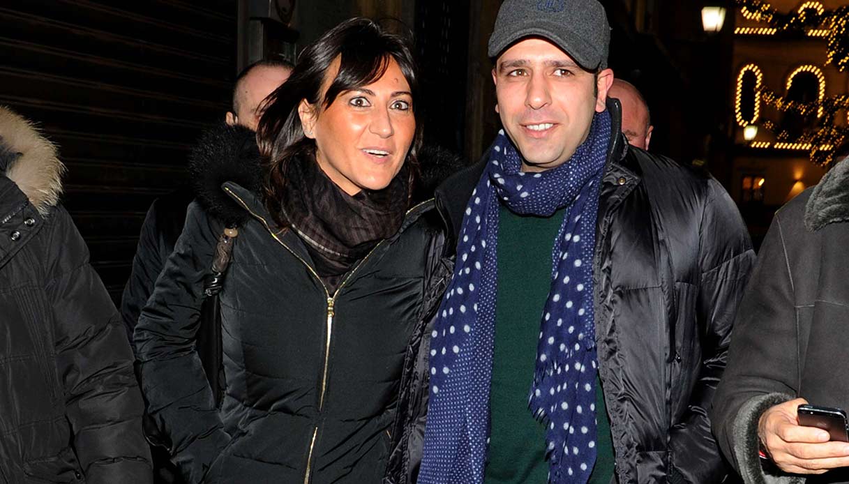 Checco Zalone e l'ex moglie Mariangela Eboli a passeggio nel 2013