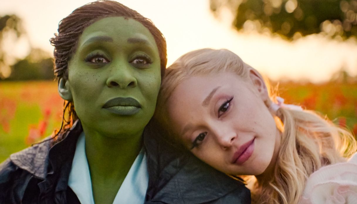 Cynthia Erivo e Ariana Grande in una scena di "Wicked"