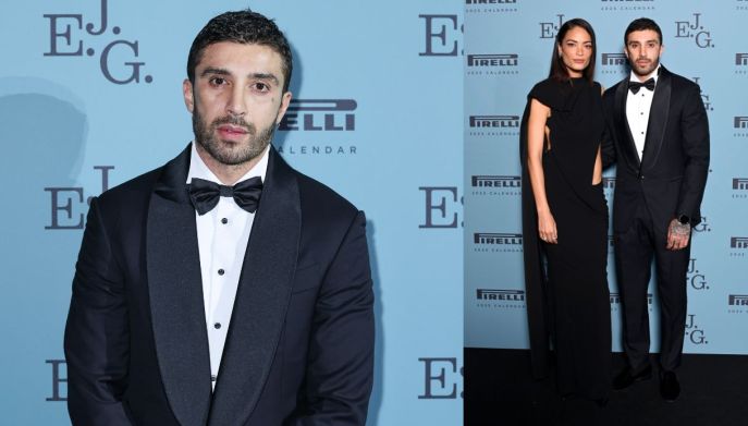 Elodie con Iannone al gala del Calendario Pirelli, diva seducente con il cut-out