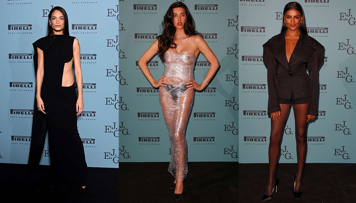 Pirelli 2025 le più belle sul red carpet, da Elodie alla nuda Martine