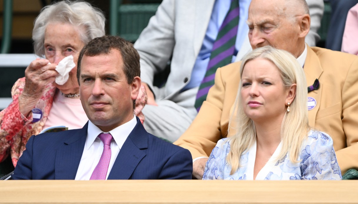 Peter Phillips e Lindsay Wallace a Wimbledon nel 2023