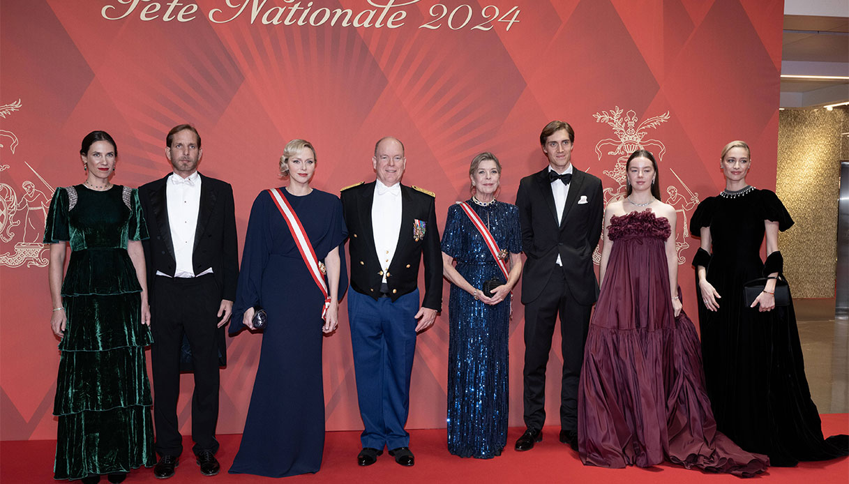 Famiglia Grimaldi Casiraghi Festa Nazionale 2024