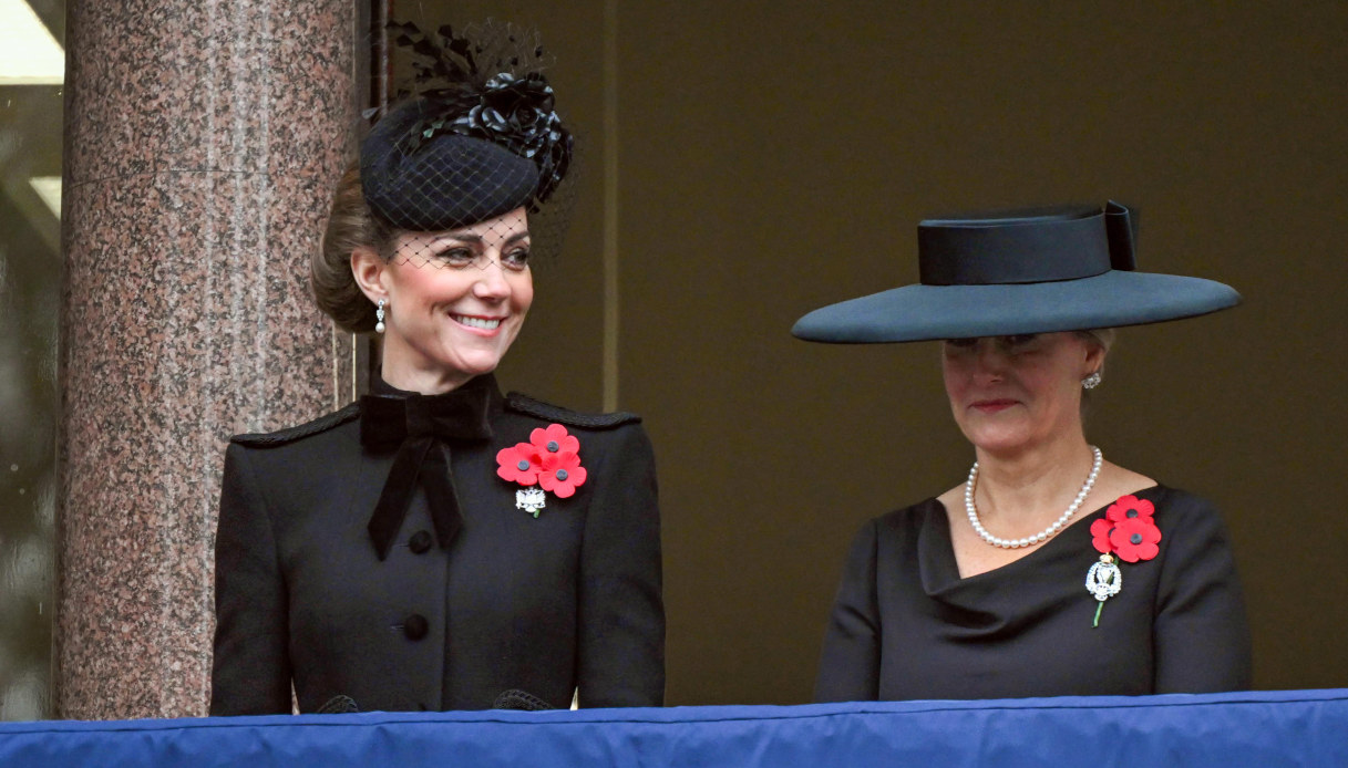 Kate al Remembrance Sunday con Sophie di Edimburgo