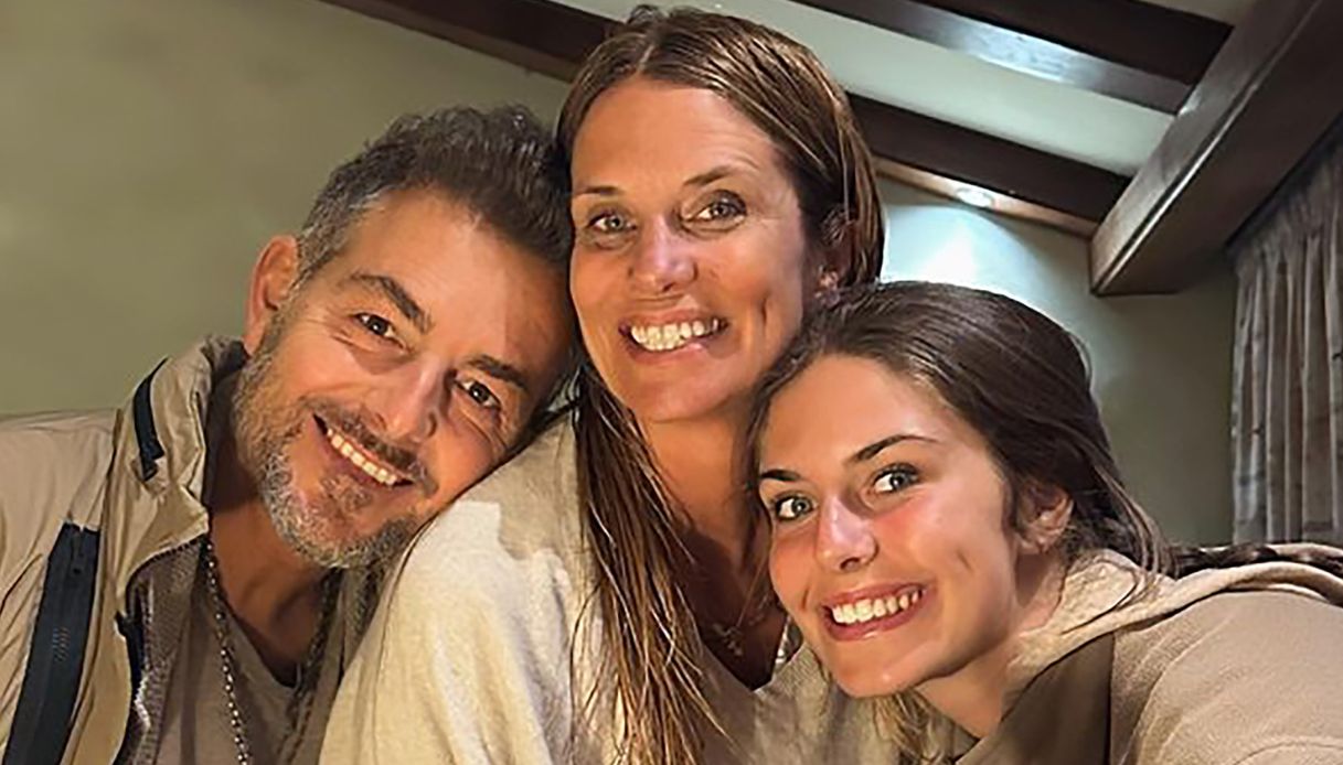 Daniele Bossari, Filippa Lagerback e loro figlia Stella