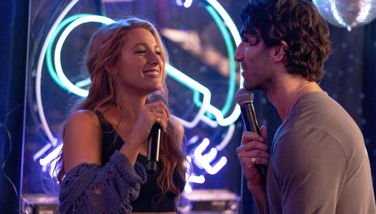 Blake Lively e Justin Baldoni in "it ends with us"